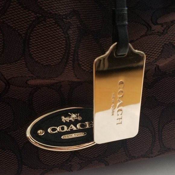 COACH Edie Shoulder Bag In Signature Jacquard - Picture 3 of 14